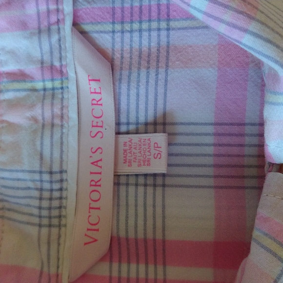 Victoria's secret long sleeve button down shirt pajamas size small - Picture 10 of 11